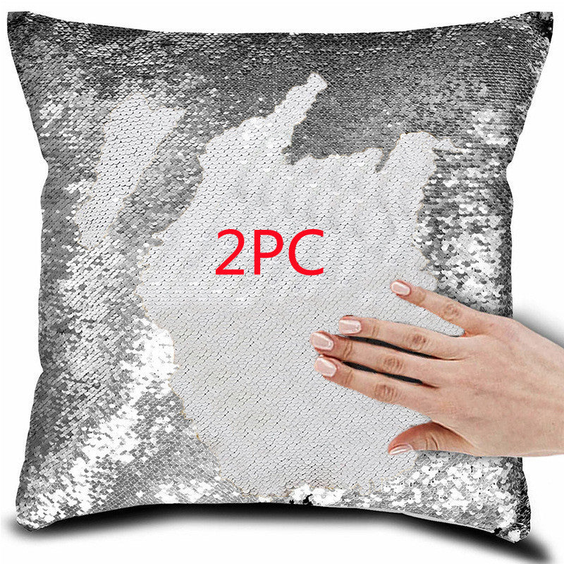 2PC Glitter Cushion high quality Pillow Cover