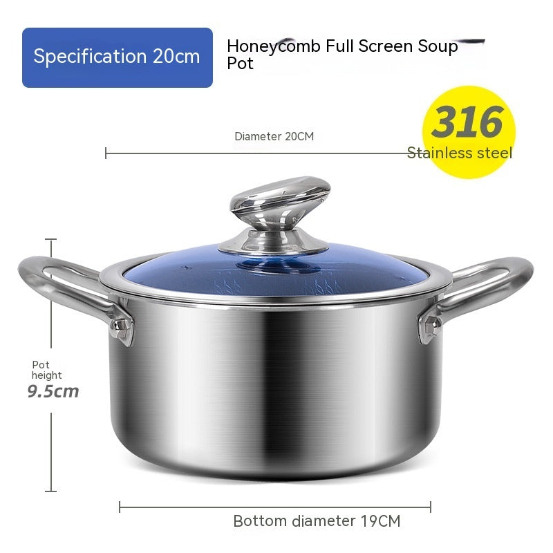 Non-stick Stainless Steel Casserole Pot