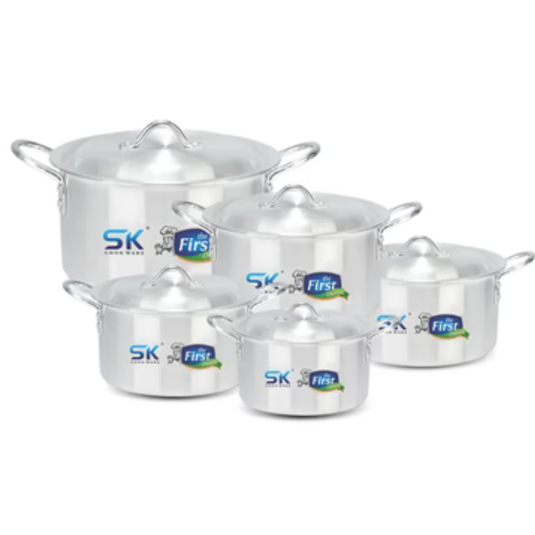 SK Denso Baby Set Metal Finish Cookware Stockpot 5 Set 19 - 29cm