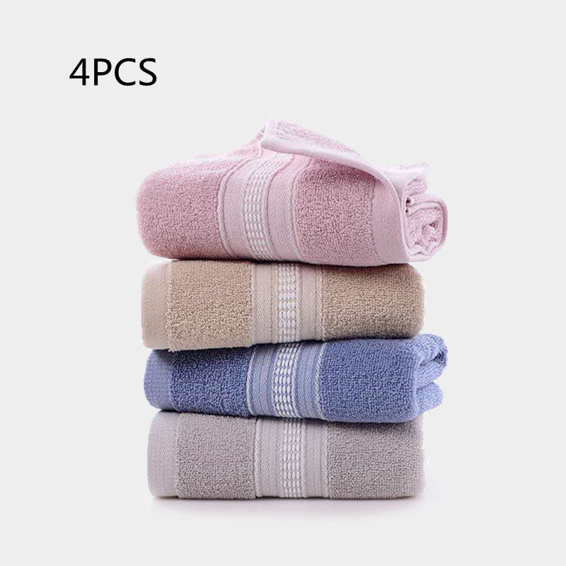 4 Packs Of Towels, Pure Cotton Household