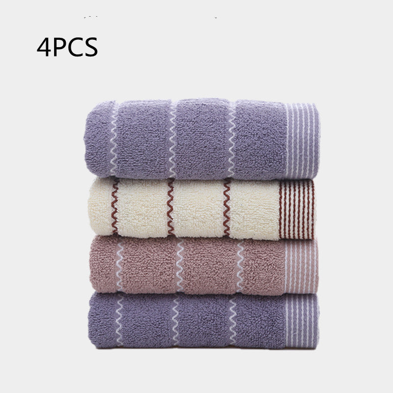 4 Packs Of Towels, Pure Cotton Household