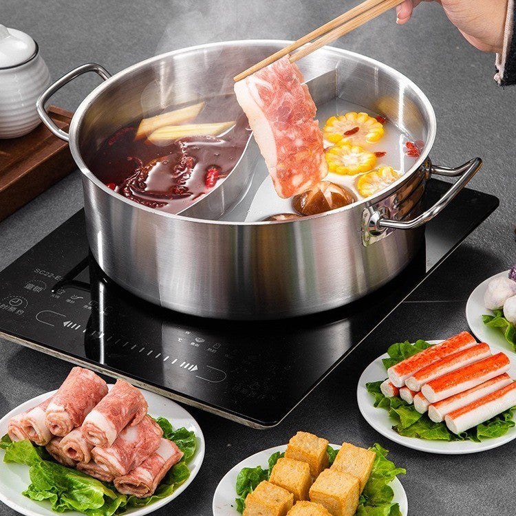 Single Bottom Soup Pot Stainless Steel Cooker