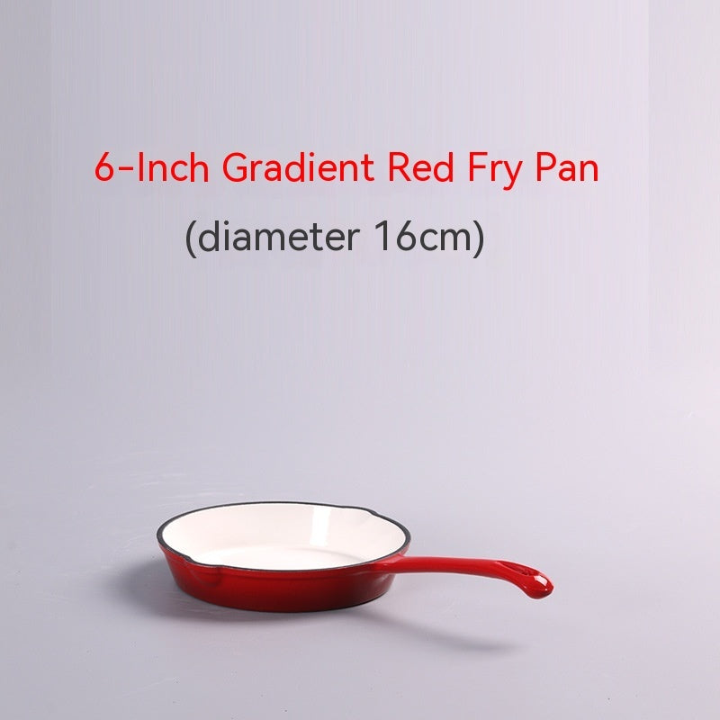 Enameled Cast-iron Non-stick Saute Frying Pan