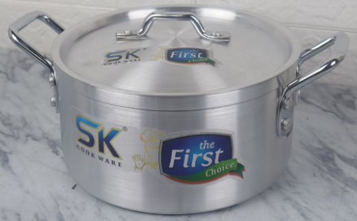 SK Candy 16 - 24cm 5 pot set with Lid Metal Finish Cookware