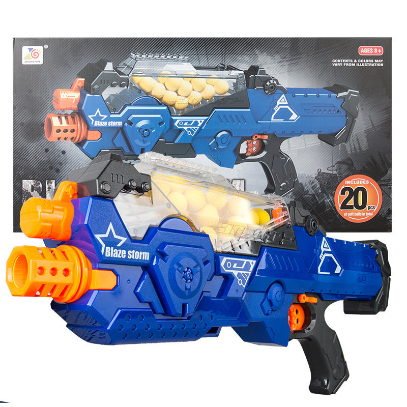 Electric soft ball toy gun