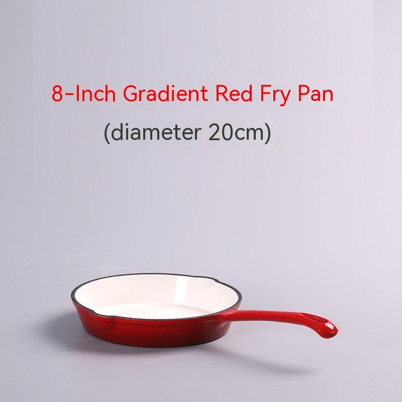 Enameled Cast-iron Non-stick Saute Frying Pan