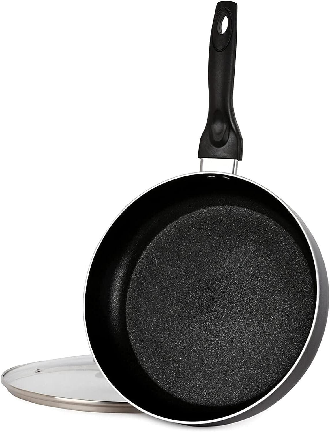 UWEVO Non Stick Induction Frying Pan With Lid 22 - 28 cm