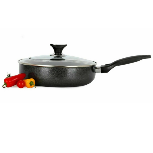 UWEVO Non Stick Induction Frying Pan With Lid 22 - 28 cm