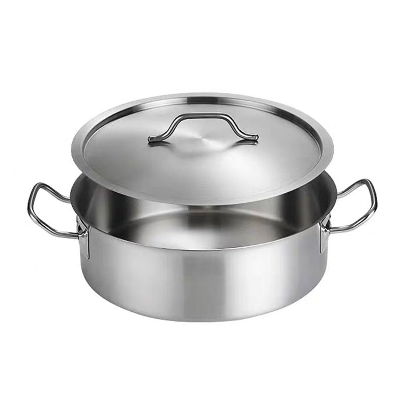 Single Bottom Soup Pot Stainless Steel Cooker