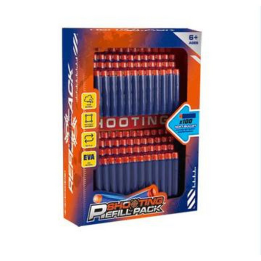 100pc Soft Bullets Standard Size