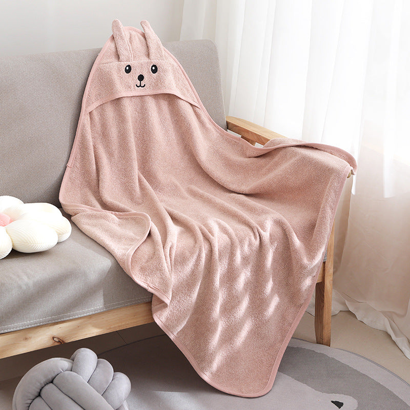 Children's Hooded Towel Poncho Bunny