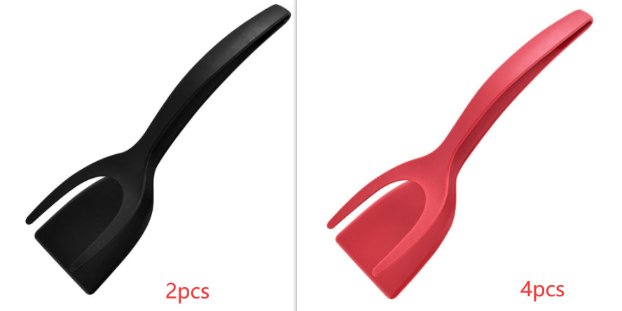 2 In 1 Grip And Flip Spatula Tongs