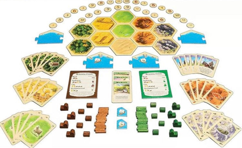 Now five to six players can explore and settle Catan with the Catan Island Board Game Fifth Edition Expansion!