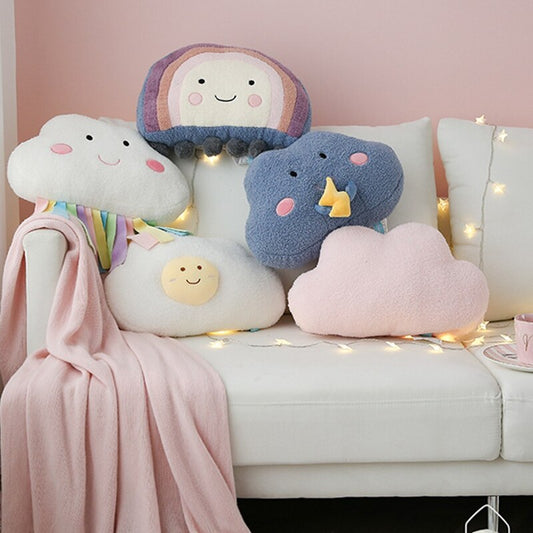 Animated Cloud Plush Pillow