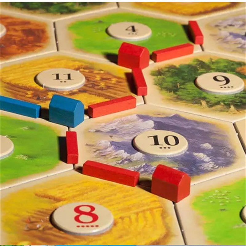 Now five to six players can explore and settle Catan with the Catan Island Board Game Fifth Edition Expansion!